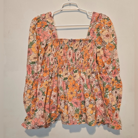 Gianni Bini Tops - 💜🩷gianni Bini Top Orange Floral Size S💓💚